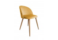 Krzesło nowoczesne Colin Bluvel - dąb, krzesła colin bluvel z nogami w kolorze dąb
