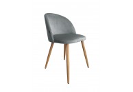 Krzesło nowoczesne Colin Bluvel - dąb, krzesła colin bluvel z nogami w kolorze dąb