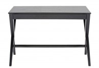 Czarne biurko industrialne Writex 120x60 cm, czarne biurko z szufladą writex actona