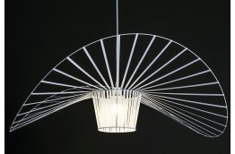 Designerska biała lampa wisząca capelo 100  / 140 cm