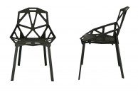 czarne krzesła gap, czarne krzesła ogrodowe gap, krzesła nowoczesne gap