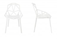 białe krzesła ogrodowe gap, białe krzesła nowoczesne gap, krzesła gap białe