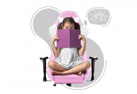 Fotel gamingowy dla dzieci Ranger 6.0 / Różowy, fotele gamingowe dla dzieci huzaro