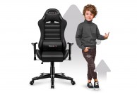Fotel gamingowy dla dzieci Ranger 6.0 / Czarny, fotele gamingowe dla dzieci Ranger Huzaro