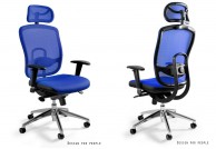 Ergonomiczny fotel biurowy VIP - 8 kolorów, fotele biurowe ergonomiczne w ośmiu kolorach