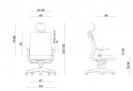 Fotel ergonomiczny Nez, fotele ergonomiczne biurowe Nez