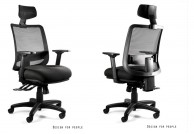 Fotel ergonomiczny Saga Plus, fotele ergonomiczne 18 kolorów saga plus