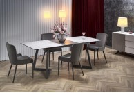 stół prostokątny , stół szary , stół nowoczesny , stół do salonu , stół do mieszkania , stół do gabinetu , stół do jadalni