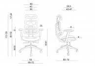 Ergonomiczny fotel obrotowy Ergotech