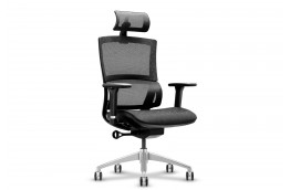 Szary, ergonomiczny fotel biurowy expert 6.0