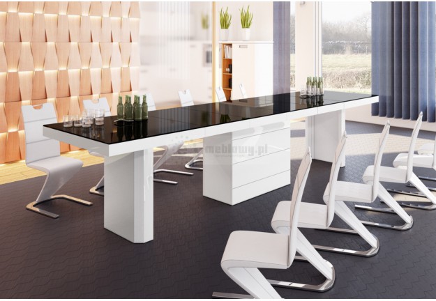 stół rozkładany 140 - 332 cm kolos, stół duży do jadalni, stół konferencyjny 3 metrowy