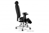 Czarny ergonomiczny fotel biurowy Major, fotele ergonomiczne biurowe Major