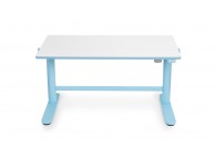Regulowane elektrycznie biurko dla dzieci 100x50 cm / niebieski, biurka do pokoju dziecka