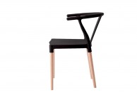 Krzesło Wishbone polipropylen / drewno, krzesła wishbone z polipropylenu