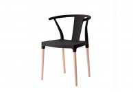 Krzesło Wishbone polipropylen / drewno, krzesła wishbone z polipropylenu