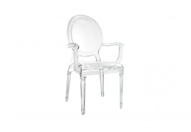 Krzesło Prince Arm transparentne / poliwęglan, krzesła przeźroczystne