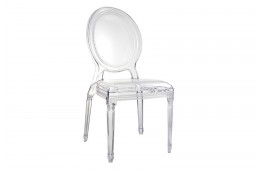 Krzesło transparentne Prince, krzesło przezroczyste prince