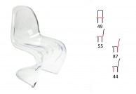 Krzesło transparentne Hover - poliwęglan, krzesła przezroczyste hover