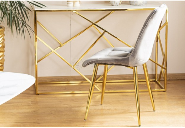 krzesło nowoczesne , krzesło ze złotymi nogami , krzesło w stylu glamour , krzesło do jadalni , krzesło do salonu