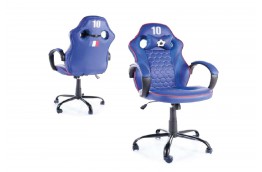 Niebieski fotel do komputera francja