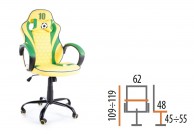 Fotel do komputera dla dzieci Brazylia, fotele obrotowe dla dzieci Brazylia