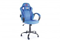 Fotel do komputera dla dzieci Włochy, niebieski fotel do komputera dla dziecka włochy