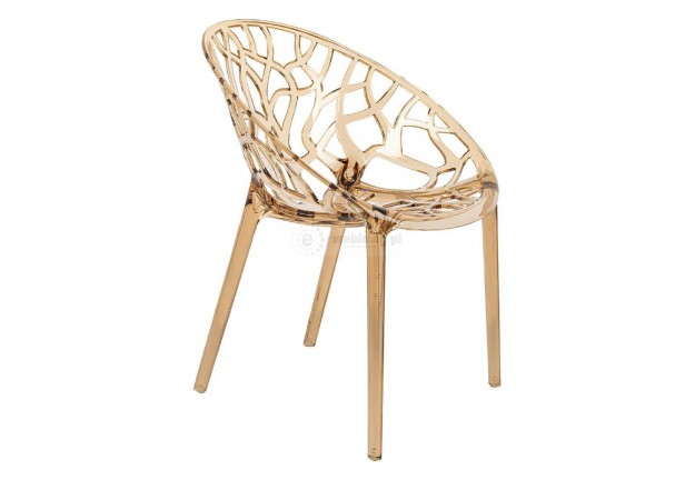krzesło nowoczesne , krzesło plastikowe , krzesło bursztynowe , krzesło z polipropylenu