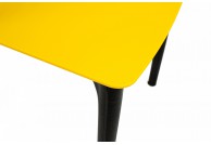 Krzesło z polipropylenu Vincent - 3 kolory, krzesło do ogrodu vincent, krzesło żółte vincent