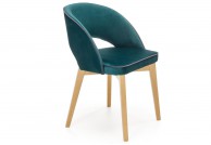 Krzesło tapicerowane z bukowymi nogami Marino, krzesło z bukowymi nogami Marino
