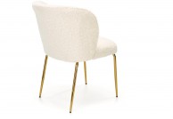 Krzesło tapicerowane Vinci / tkanina boucle, krzesło do salonu vinci