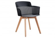 krzesło nowoczesne , krzesło plastikowe , krzesło czarne , krzesło z polipropylenu