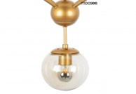 Designerska lampa wisząca Astrifero 15, żyrandol złoty astrifero 15