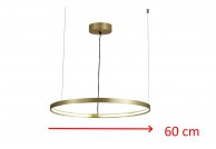 Lampa wisząca złota Circle 60, żyrandol złoty circle 60