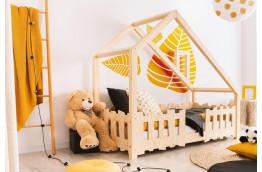Łóżko dziecięce domek Yoko - różne rozmiary, łóżko drewniane dla dziecka yoko