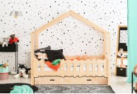 Łóżko dziecięce domek Grace, łóżko drewniane dla dziecka grace, łóżko domek