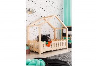 Łóżko dziecięce domek Grace, łóżko drewniane dla dziecka grace, łóżko domek