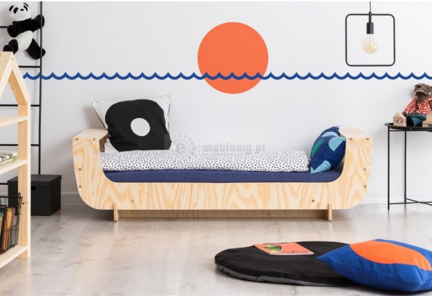 Łóżko drewniane Noa, łóżko dziecięce Noa, łóżko łódka Noa