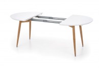 Stół rozkładany aran, stół w stylu skandynawskim aran dąb san remo