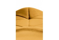 Nowoczesne krzesła tapicerowane Burbon, krzesła z aksamitu, krzesła do jadalni