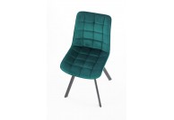 Krzesło nowoczesne z tkaniny velvet luca, krzesła do jadalni luca, krzesła do salonu