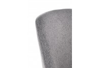 Szare krzesło tapicerowane Lira, krzesła z tkaniny szare Lira, krzesłą do kuchni