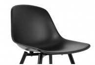 Krzesło z tworzywa Resol, krzesła ogrodowe resol, krzesła czarne z tworzywa resol