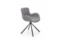 Krzesło nowoczesne bergamo, krzesła tapicerowane szare, krzesła do jadalni, krzesła do salonu