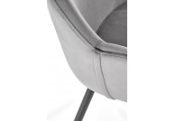 Gładkie krzesła tapicerowane Hayat, krzesła nowoczesne hayat, krzesła do jadalni