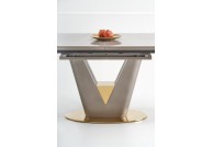 Stół rozkładany 160-220 cm Valentino, stół do jadalni jasny szary, stół do salonu valentino