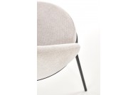 krzesło tapicerowane beżowe aleksander, krzesło do jadalni, krzesło k482