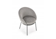 krzesło tapicerowane beżowe aleksander, krzesło do jadalni, krzesło k482