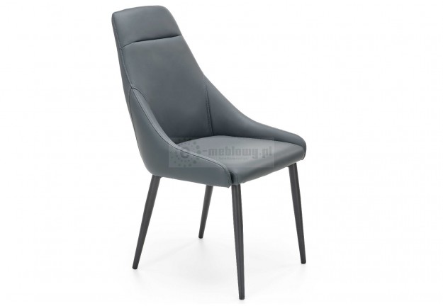 krzesło nowoczesne , krzesło metalowe , krzesło ekoskóra, krzesło z tapicerowane , krzesło stylowe , czarne nogi