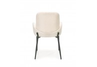 Krzesło tepicerowane Vega, krzesła do jadalni boucle vega, krzesła z tkaniny