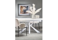 Krzesło tepicerowane Vega, stół i krzesła, krzesła z tkaniny boucle